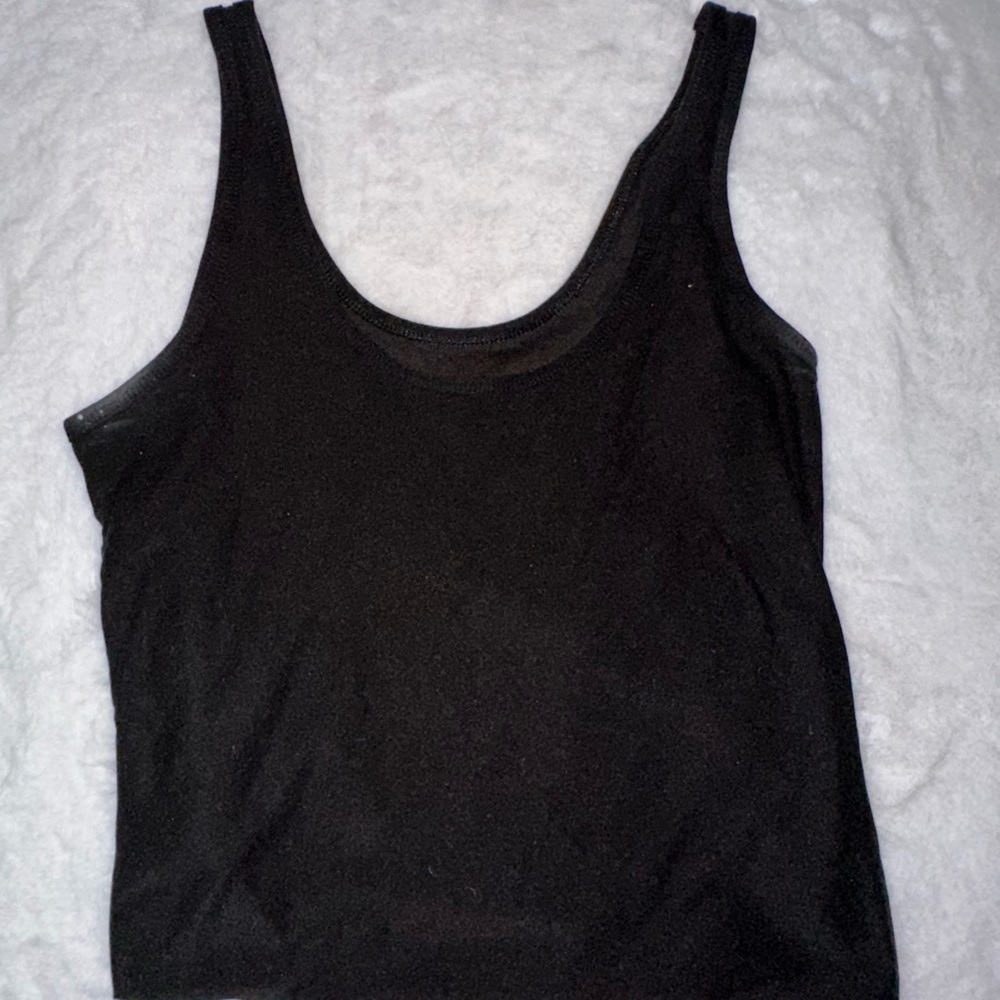 Black Sleeveless Top